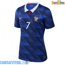 Camisa de time de futebol França Ousmane Dembele #7 Replicas 1º Equipamento Feminina Mundo 2026 Manga Curta
